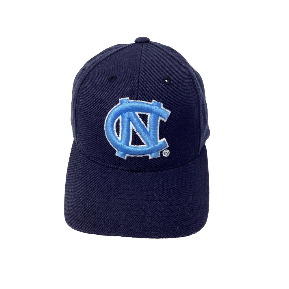 Vintage North Carolina Tar Heels Hat Cap Snap Back Plain Logo Athletic Mens